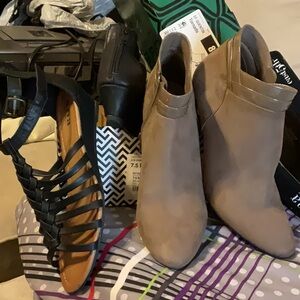 Women's Taupe Ankle Boots